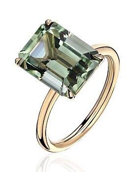 Золотое кольцо с бриллиантом